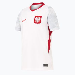 Футболка футбольна дитяча Nike Dri-Fit Poland Stadium Home 2026 white/field silver