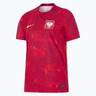Футболка футбольна жіноча Nike Dri-Fit Poland Stadium Away 2026 noble red/sport red