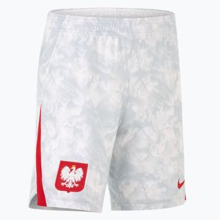Шорти футбольні чоловічі Nike Dri-Fit Poland Stadium Home white/field silver