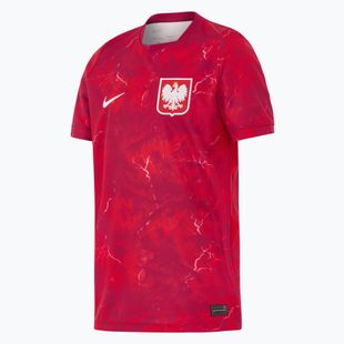 Футболка футбольна дитяча Nike Dri-Fit Poland Stadium Away 2026 noble red/sport red
