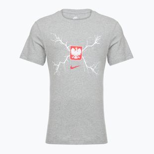 Футболка футбольна чоловіча Nike Graphic Poland dark grey heather