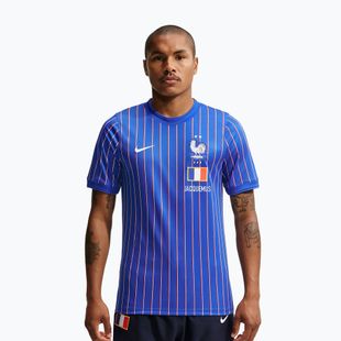 Футболка футбольна чоловіча Nike FFF Academy Pro Pre-Match game royal/university red/white