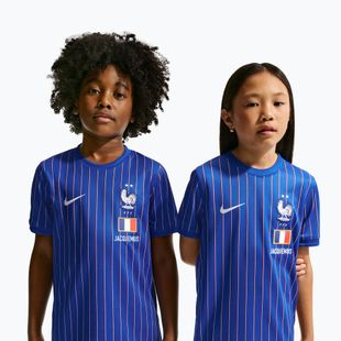 Футболка футбольна дитяча Nike France Pre-Match game royal/university red/white