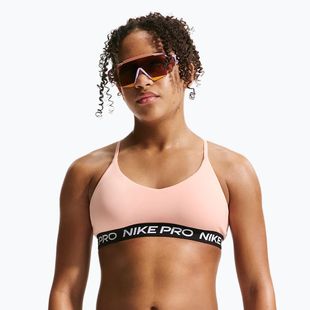 Дитячий спортивний бюстгальтер Nike Pro Indy arctic orange/black/white