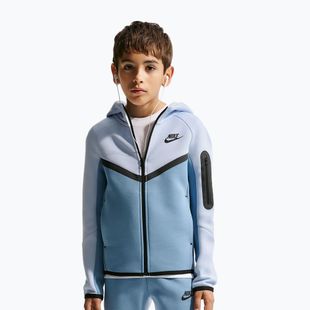 Кофта дитяча Nike Sportswear Tech Fleece Full Zip hydrogen blue/work blue/black/black