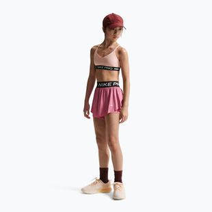 Шорти дитячі Nike Pro Dri-Fit 2in1 peony/black/white