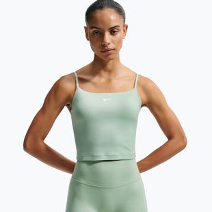 Жіноча тренувальна футболка Nike One Medium Support steam/white