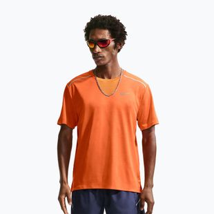 Футболка для бігу чоловіча Nike Miler Dri-Fit UV safety orange