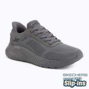 Кросівки чоловічі SKECHERS Bobs Squad Chaos Solid Step gray