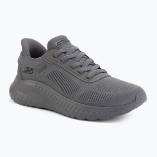 Кросівки чоловічі SKECHERS Bobs Squad Chaos Solid Step gray