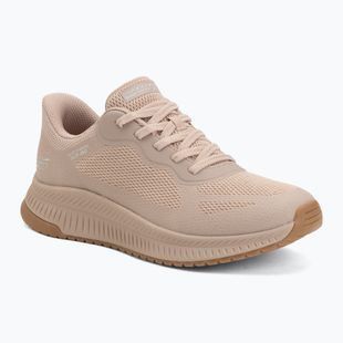 Кросівки жіночі SKECHERS Bobs Squad 4 Staple Look beige