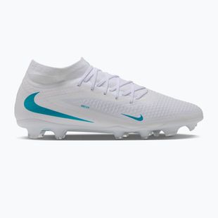 Кросівки футбольні чоловічі Nike Phantom 6 High Academy FG/MG white/white/dusty cactus