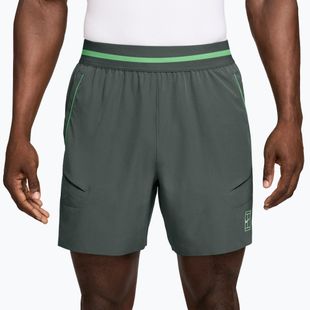 Шорти тенісні чоловічі Nike Court Dri-Fit Advantage 6" camo green/cucumber calm/cucumber calm