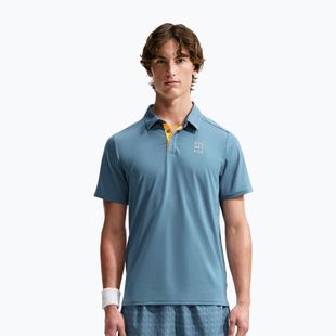 Чоловіча тенісна футболка поло Nike Court Dri-Fit Advantage smokey blue/white