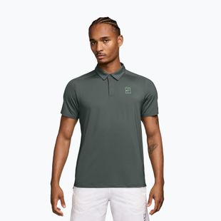 Чоловіча тенісна футболка поло Nike Court Dri-Fit Advantage camo green/cucumber calm