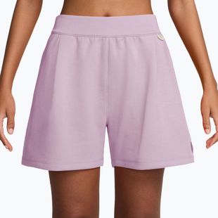 Шорти для тренувань жіночі Nike 24.7 ImpossiblySoft bleached lilac/platinum violet
