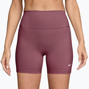 Шорти для тренувань жіночі Nike One pink smoke/white