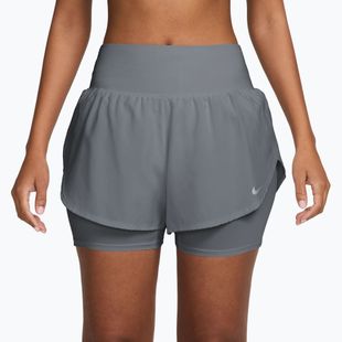 Шорти для бігу жіночі Nike Tempo Flow cool grey/cool grey