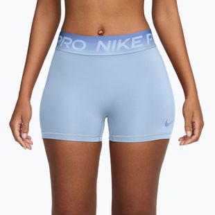 Шорти для тренувань жіночі Nike Pro hydrogen blue/aluminum