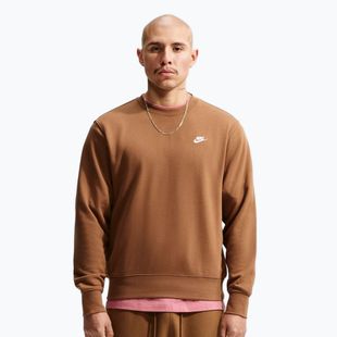 Кофта чоловіча Nike Club ale brown/white