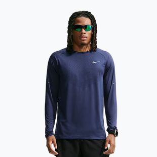 Лонгслів для бігу чоловічий Nike Stride Dri-Fit ADV Midnight Navy