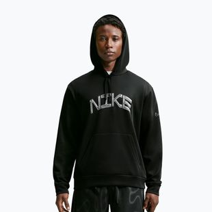 Кофта тренувальна чоловіча Nike Dri-FIT UV Pullover Hoodie black/white
