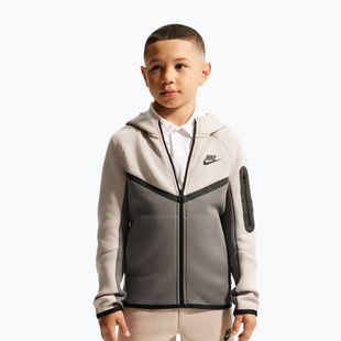 Кофта дитяча Nike Sportswear Tech Fleece moon particle/cave stone/black/black