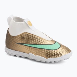 Футбольне взуття дитяче Nike Jr. Mercurial Superfly 11 Academy "Kylian Mbappé" metallic gold/green glow