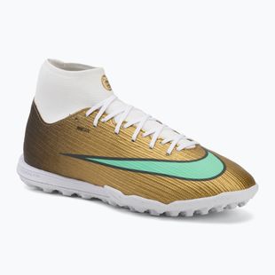 Кросівки футбольні чоловічі Nike Mercurial Superfly 11 Academy "Kylian Mbappé" metallic gold/green glow