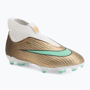 Футбольне взуття дитяче Nike Jr. Mercurial Superfly 11 Academy "Kylian Mbappé" metallic gold/green glow