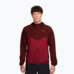 Куртка для бігу чоловіча Nike Stride mystic dates/tough red