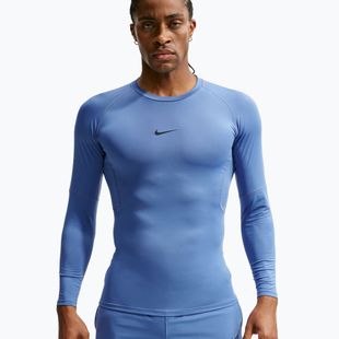 Лонгслів для тренувань чоловічий Nike Pro indigo storm/black