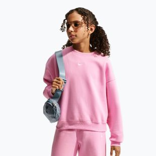 Кофта дитяча Nike Sportswear Studio pink rise/white