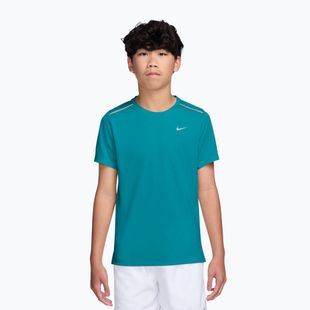 Футболка дитяча Nike Miler bright spruce/energy/heather