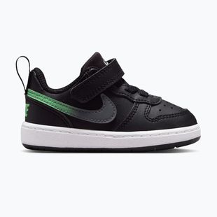 Взуття дитяче Nike Court Borough Low black/smoke grey/white/illusion green