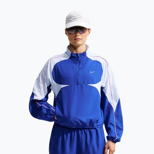 Жіноча бігова куртка Nike Tempo Dri-FIT 1/2-Zip old royal/football grey/pink rise