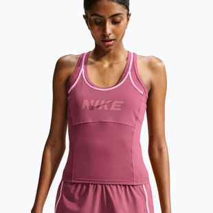 Футболка для тренувань жіноча Nike One pink smoke/pink rise/mystic dates/white