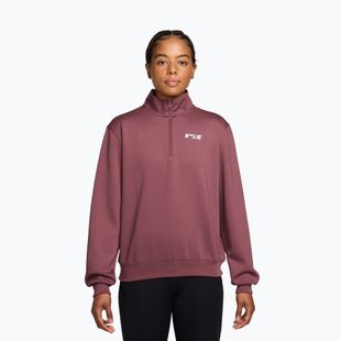 Кофта тренувальна жіноча Nike Studio Fleece Sport pink smoke/mystic dates/white