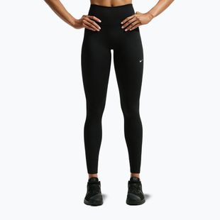Легінси жіночі Nike One black/black/university red/white