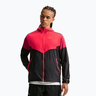 Куртка для бігу чоловіча Nike Impossibly Light Windrunner black/light crimson/tough red