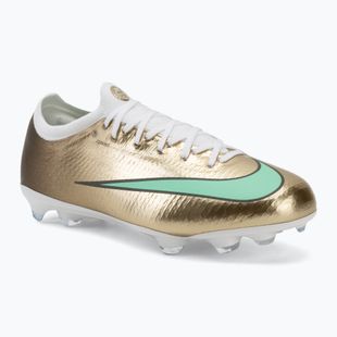 Футбольне взуття дитяче Nike Jr. Vapor 17 Pro "Kylian Mbappé" Metallic Gold/Green Glow