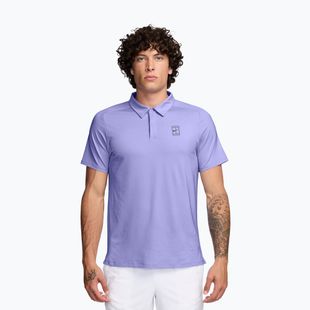Футболка тенісна чоловіча Nike Court Advantage purple pulse/gridiron