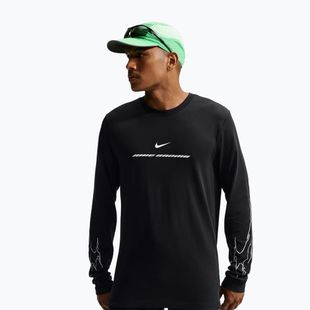 Лонгслів для бігу чоловічий Nike Dri-Fit black