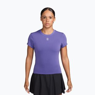 Футболка тенісна жіноча Nike Court Advantage dark iris/white