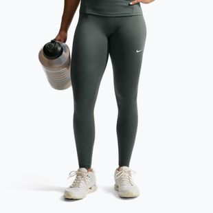 Легінси жіночі Nike One Seamless Front High-Waisted camo green/white