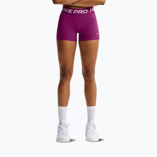 Шорти жіночі Nike Pro Mid-Rise Biker 3" true berry/white
