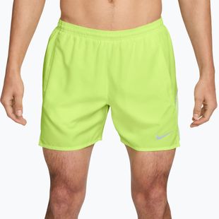 Шорти чоловічі Nike Miler Dri-Fit Brief Lined 5" light lemon twist