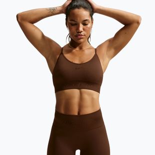 Шорти жіночі Nike Pro Seamless High-Waisted Biker 5" cacao wow