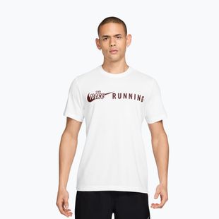 Футболка для бігу чоловіча Nike Dri-Fit Running T-Shirt white/mystic dates