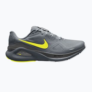 Кросівки для бігу чоловічі Nike Structure 26 Cool Grey/Dark Smoke Grey/Lemon Venom